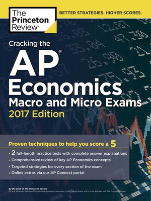 cover image of Cracking the AP Economics Macro & Micro Exams, 2017 Edition